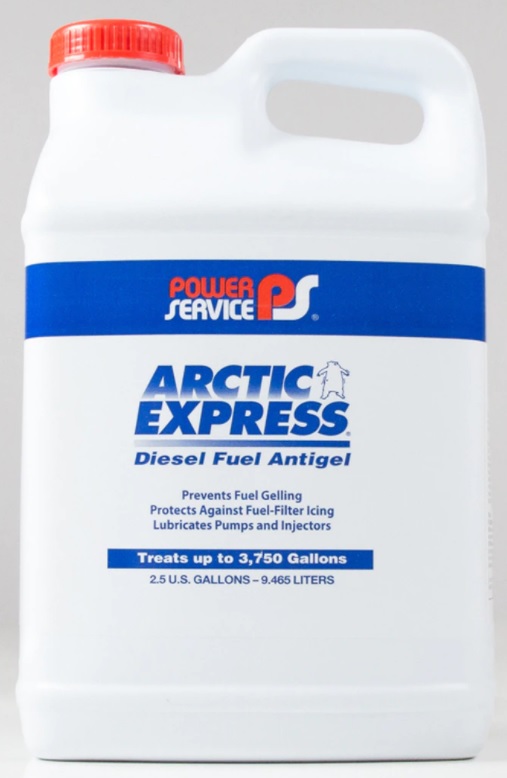 Power Service Arctic Express Diesel Fuel Antigel | Container: 2.5 Gallon Jug | Shipped as: Case Of 2 x 2.5 Gallon Jugs - Fuel Additives